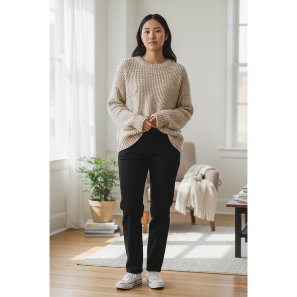 P.A.R.O.S.H. NEW MAGLIERIA Alpaca Ribbed Knit Sweater Size L Long Sleeves - Picture 4 of 13